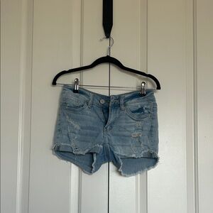 Distressed Denim Women Shorts